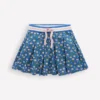 Pleated Jersey Skort Bluejay Garden Flower Pleated Jersey Skort Bluejay Garden Flower