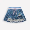 Pleated Jersey Skort Bluejay Garden Flower Pleated Jersey Skort Bluejay Garden Flower