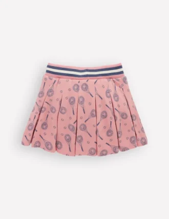 Pleated Jersey Skort Pink Tennis