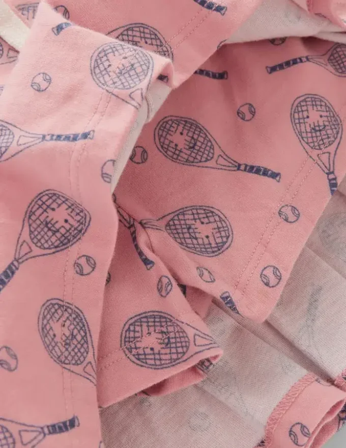 Pleated Jersey Skort Pink Tennis Pleated Jersey Skort Pink Tennis
