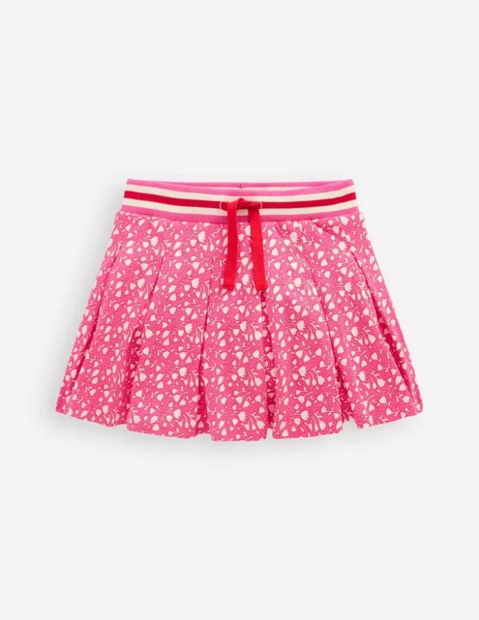 Pleated Jersey Skort Pink Tiny Tulip Pleated Jersey Skort Pink Tiny Tulip