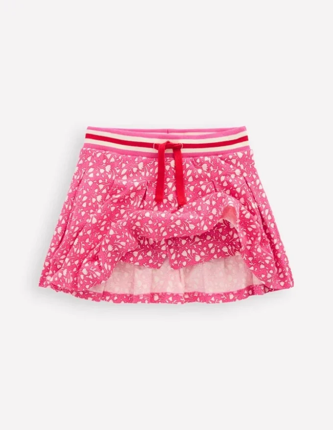 Pleated Jersey Skort Pink Tiny Tulip Pleated Jersey Skort Pink Tiny Tulip