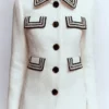 Pocket Detail Coat Ivory