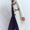 Pocket Detail Coat Ivory
