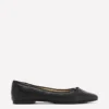 Point Flexi Sole Flats Black Tumble Leather Point Flexi Sole Flats Black Tumble Leather