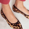 Point Flexi Sole Flats Classic Leopard Point Flexi Sole Flats Classic Leopard