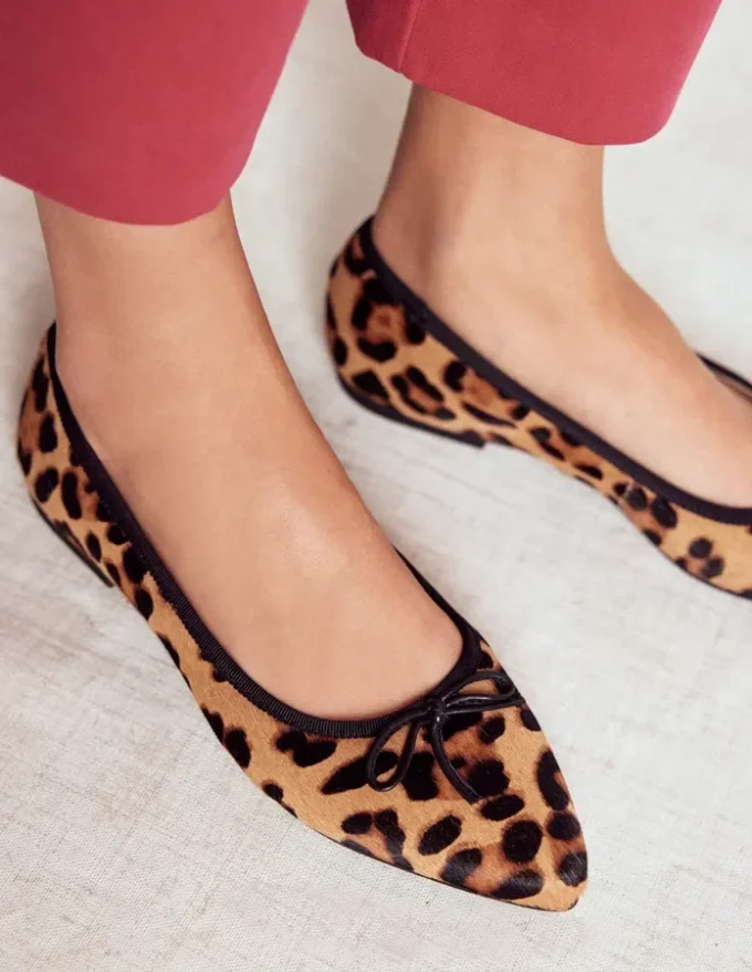 Point Flexi Sole Flats Classic Leopard Point Flexi Sole Flats Classic Leopard