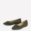 Point Flexi Sole Flats Dark Moss Point Flexi Sole Flats Dark Moss
