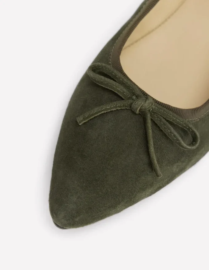 Point Flexi Sole Flats Dark Moss Point Flexi Sole Flats Dark Moss
