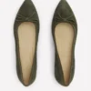 Point Flexi Sole Flats Dark Moss Point Flexi Sole Flats Dark Moss