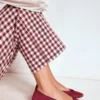 Point Flexi Sole Flats Oxblood Point Flexi Sole Flats Oxblood