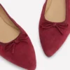 Point Flexi Sole Flats Oxblood Point Flexi Sole Flats Oxblood