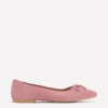Point Flexi Sole Flats Pink Suede Point Flexi Sole Flats Pink Suede