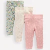 Pointelle 3-pack Leggings Multi Ditsy Floral