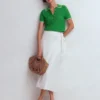Pointelle Henley T-shirt Online Lime Pointelle Henley T-shirt Online Lime