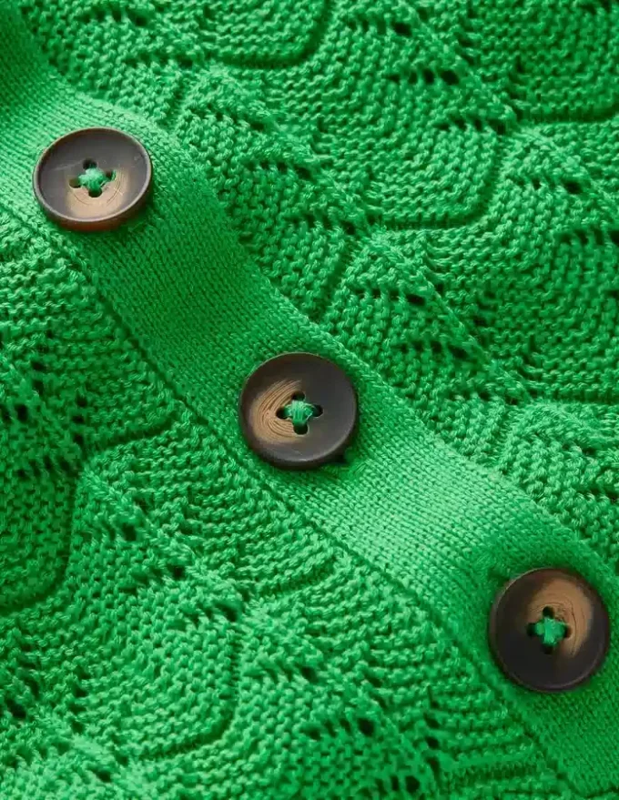 Pointelle Henley T-shirt Online Lime Pointelle Henley T-shirt Online Lime