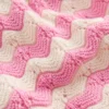 Pointelle Knitted Play Set Pink Wave