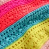 Pointelle Knitted Vest Neon Stripe