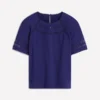 Poppy Trim Crew T-shirt Blue Twilight Poppy Trim Crew T-shirt Blue Twilight