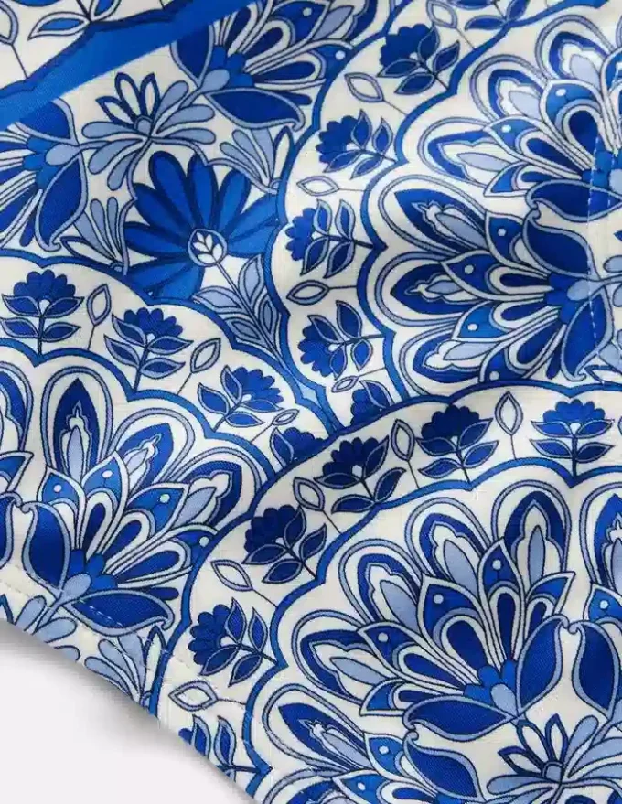 Porto Bikini Bottoms Blue, Elaborate terrace