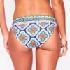 Porto Bikini Bottoms Bright Blue, Botanic Blush