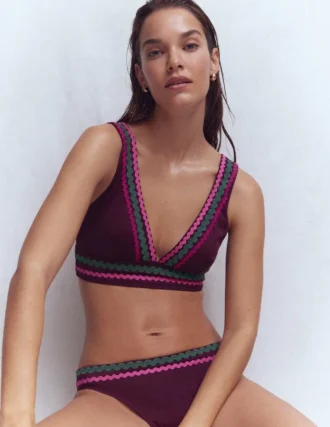 Porto Bikini Bottoms Chocberry