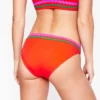Porto Bikini Bottoms Fire Red Rik Rak