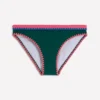 Porto Bikini Bottoms Mangrove Green, Embroidery Porto Bikini Bottoms Mangrove Green, Embroidery