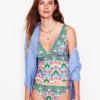 Porto Bikini Bottoms Multi, Decorative Dandelion