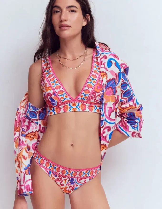 Porto Bikini Bottoms Pink Power, Flourishing Meadow Porto Bikini Bottoms Pink Power, Flourishing Meadow
