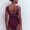Porto Tankini Top Chocberry, Rik rak Porto Tankini Top Chocberry, Rik rak
