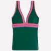 Porto Tankini Top Mangrove Green, Embroidery Porto Tankini Top Mangrove Green, Embroidery