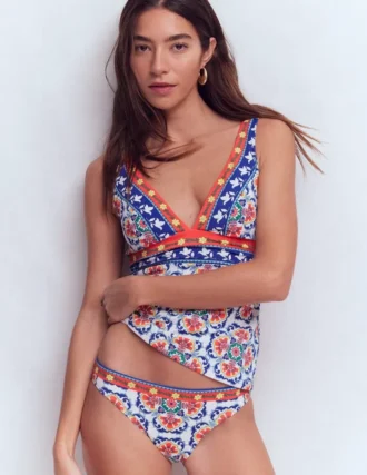Porto Tankini Top Multi, Ornamental Trellis