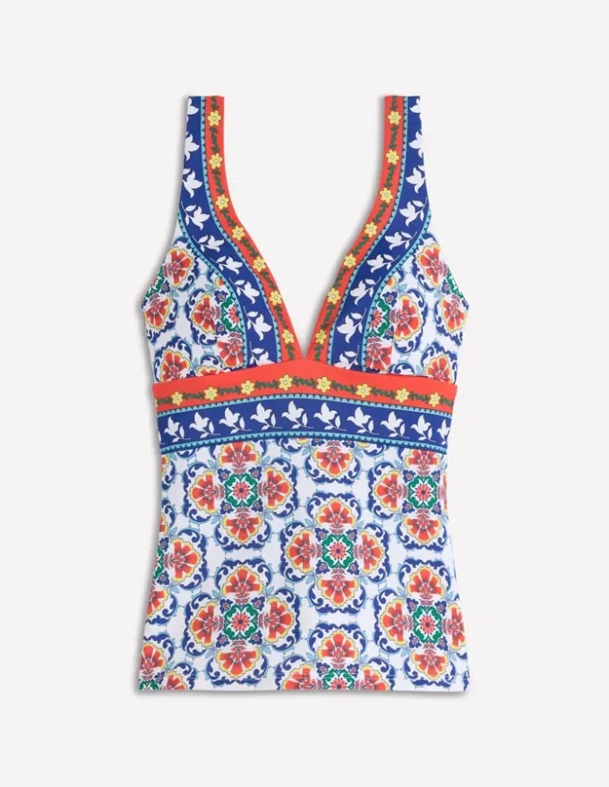 Porto Tankini Top Multi, Ornamental Trellis Porto Tankini Top Multi, Ornamental Trellis