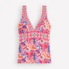 Porto Tankini Top Pink Power, Flourishing Meadow Porto Tankini Top Pink Power, Flourishing Meadow