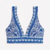 Porto V-neck Bikini Top Blue, Elaborate Terrace Porto V-neck Bikini Top Blue, Elaborate Terrace
