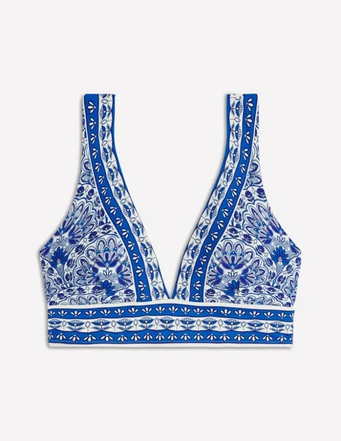Porto V-neck Bikini Top Blue, Elaborate Terrace Porto V-neck Bikini Top Blue, Elaborate Terrace