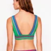 Porto V-neck Bikini Top Bright Green Rik Rak Porto V-neck Bikini Top Bright Green Rik Rak