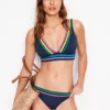 Porto V-neck Bikini Top Navy Rik Rak