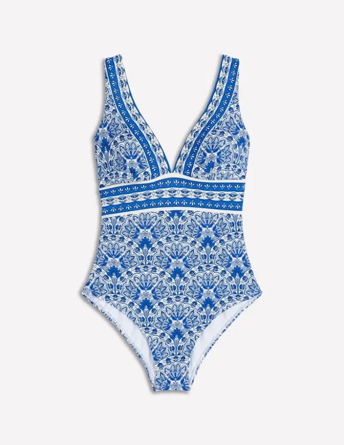 Porto V-neck Swimsuit Blue, Elaborate Terrace Porto V-neck Swimsuit Blue, Elaborate Terrace