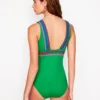 Porto V-neck Swimsuit Bright Green Rik Rak Porto V-neck Swimsuit Bright Green Rik Rak