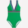 Porto V-neck Swimsuit Bright Green Rik Rak Porto V-neck Swimsuit Bright Green Rik Rak