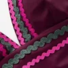 Porto V-neck Swimsuit Chocberry