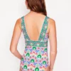 Porto V-neck Swimsuit Multi, Decorative Dandelion Porto V-neck Swimsuit Multi, Decorative Dandelion
