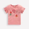 Pretty Frill T-shirt Almond Pink Equestrian