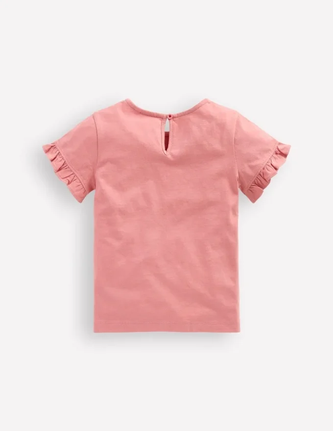 Pretty Frill T-shirt Almond Pink Equestrian