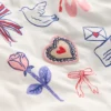 Pretty Frill T-shirt White Valentines