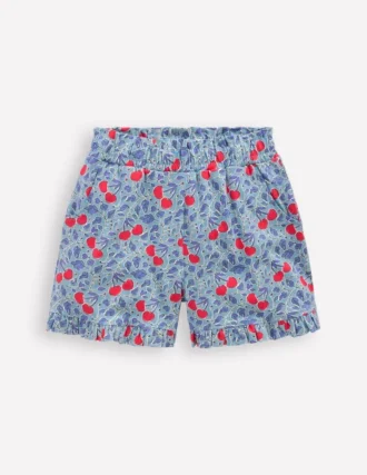 Pretty Jersey Shorts Cloud Blue Cherry Vine