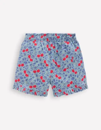 Pretty Jersey Shorts Cloud Blue Cherry Vine