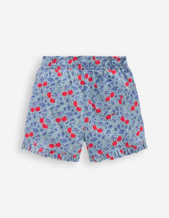Pretty Jersey Shorts Cloud Blue Cherry Vine